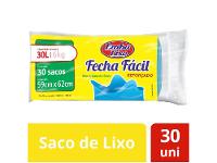Saco de Lixo Azul 30L Reforçado Embalixo - 2