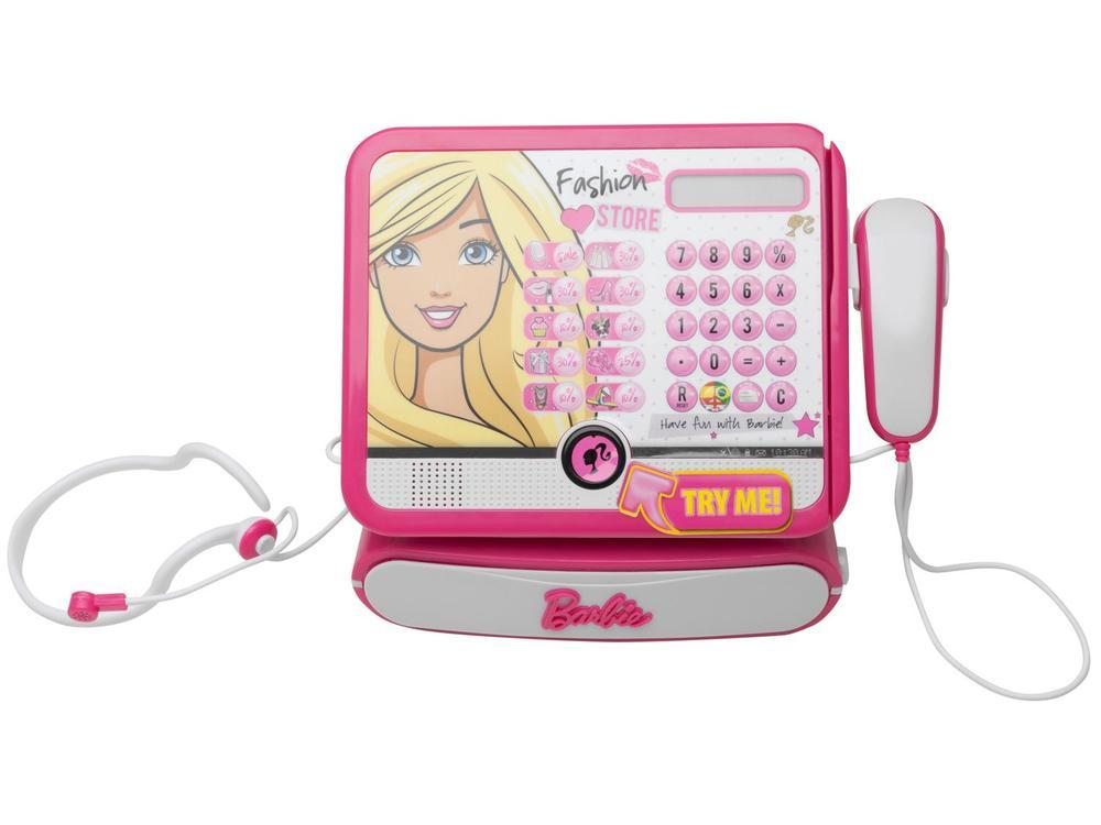 Caixa Registradora Infantil Barbie Luxo Fun - 4