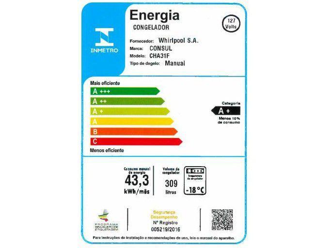 Freezer Horizontal Consul 1 Porta 309L CHA31FBANA - 5