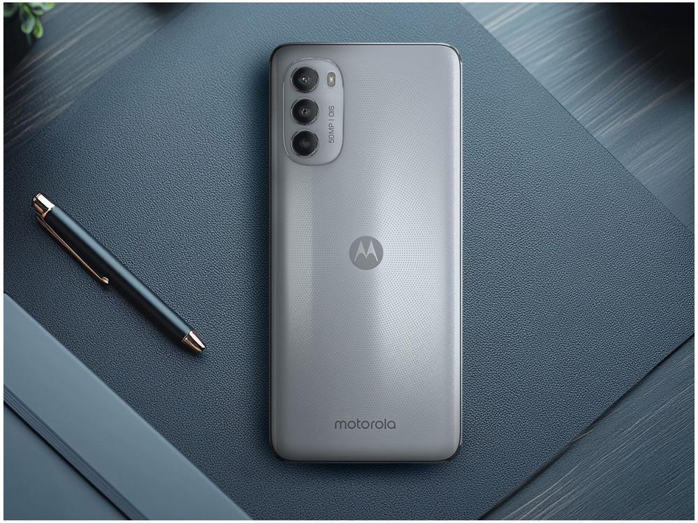 Smartphone Motorola Moto G82 128GB Branco 5G Octa-Core 6GB RAM 6,6” Câm. Tripla + Selfie 16MP - 5