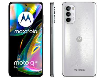 Smartphone Motorola Moto G82 128GB Branco 5G Octa-Core 6GB RAM 6,6” Câm. Tripla + Selfie 16M