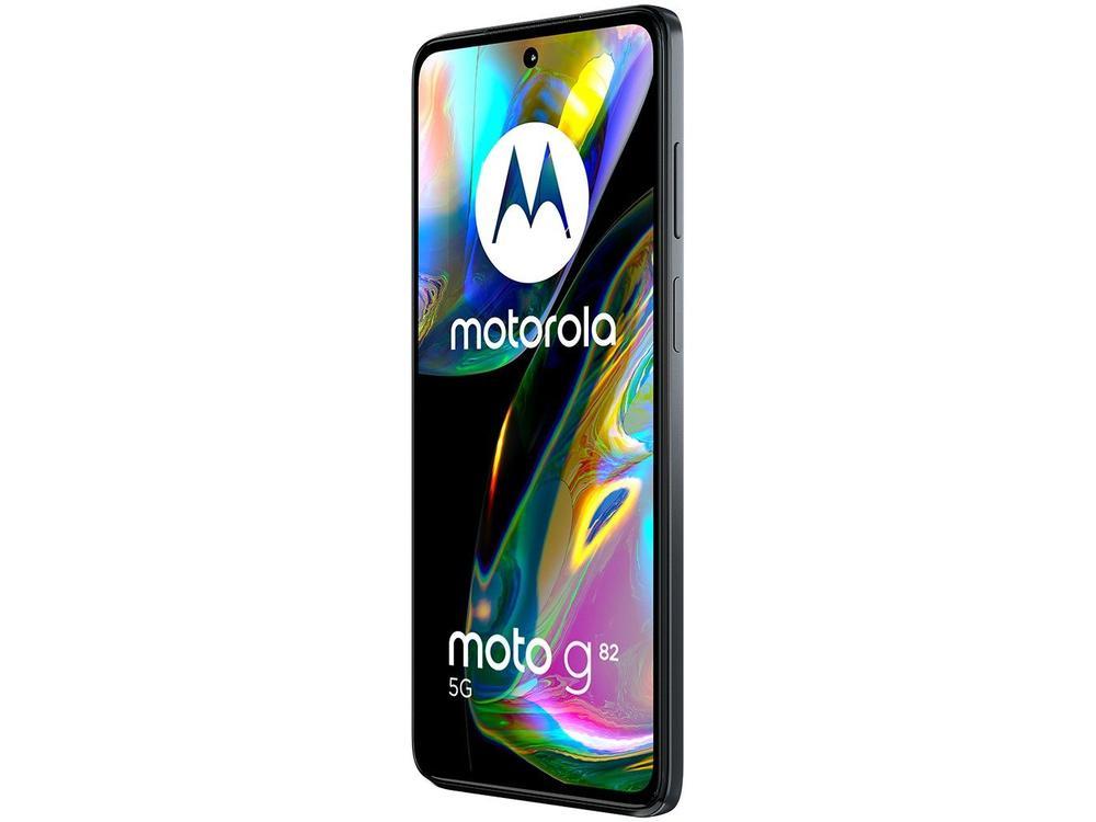 Smartphone Motorola Moto G82 128GB Preto 5G Octa-Core 6GB RAM 6,6” Câm. Tripla + Selfie 16MP - 4