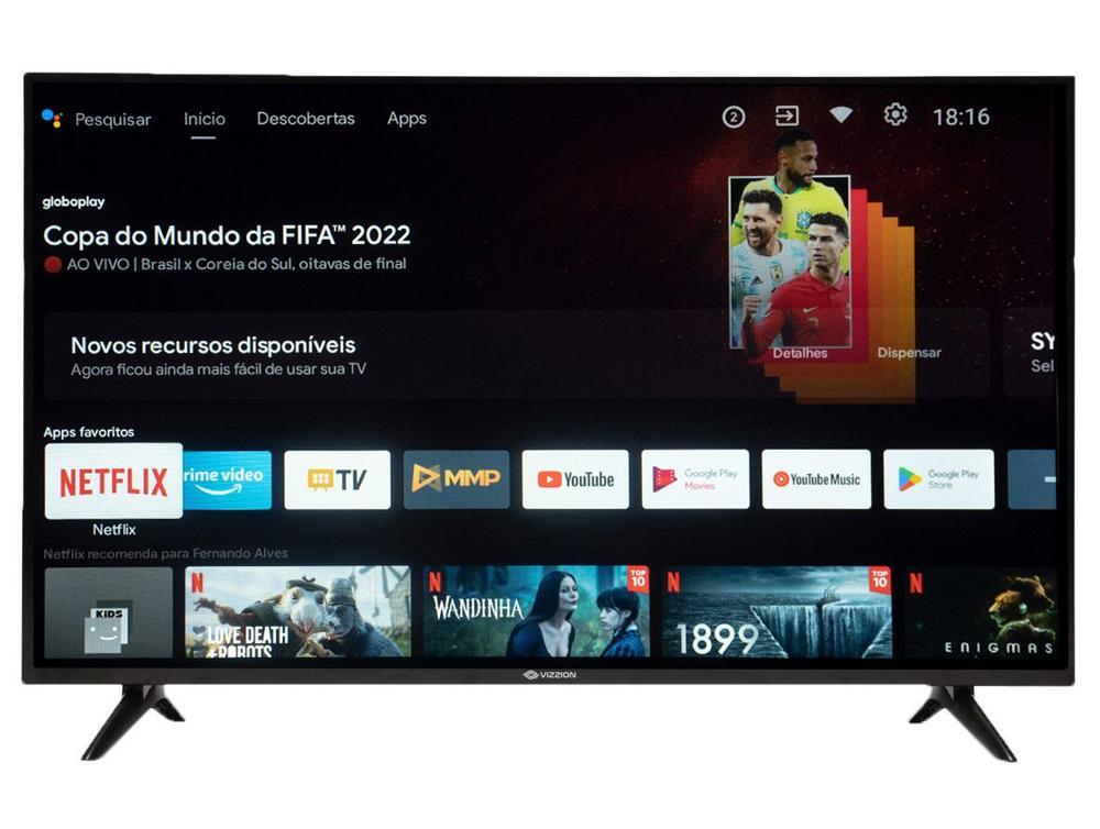Smart TV 43” Full HD DLED Rig Vizzion BR43D1SA - 4