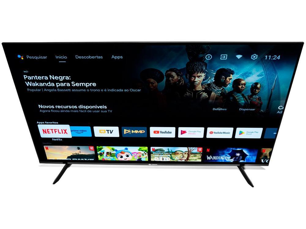 Smart TV 50” 4K DLED Rig Vizzion BR50GUA IPS - 8