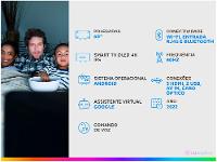 Smart TV 50” 4K DLED Rig Vizzion BR50GUA IPS - 2