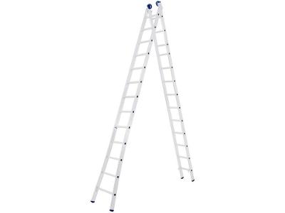 Escada de Alumínio Articulada Extensiva 26 Degraus Doméstica Mor 2x13
