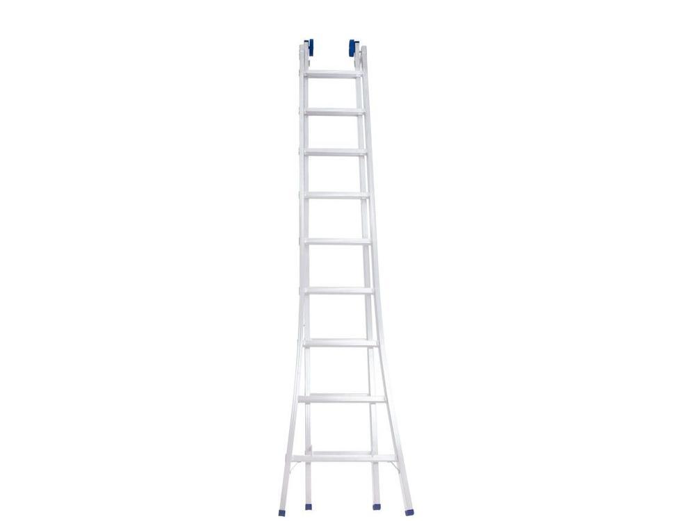 Escada de Alumínio Articulada Extensiva 18 Degraus - 6