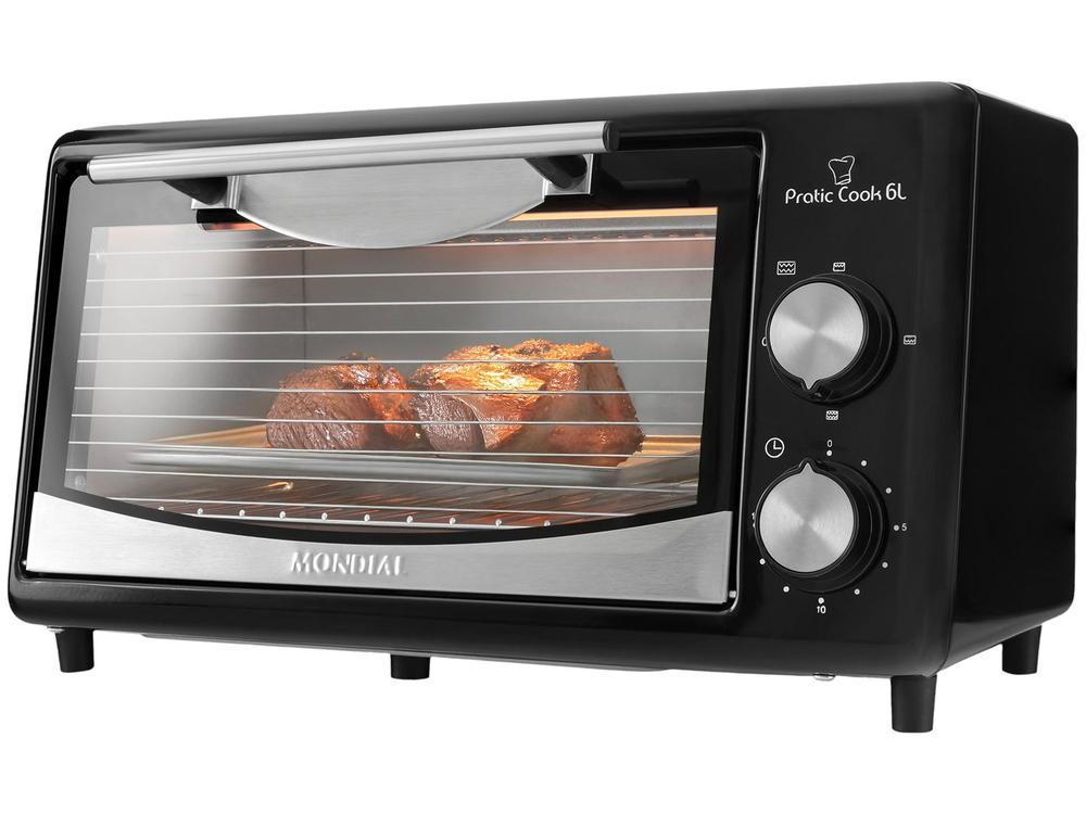 Forno Elétrico Bancada Mondial 6L Cor Pratic Cook - 1