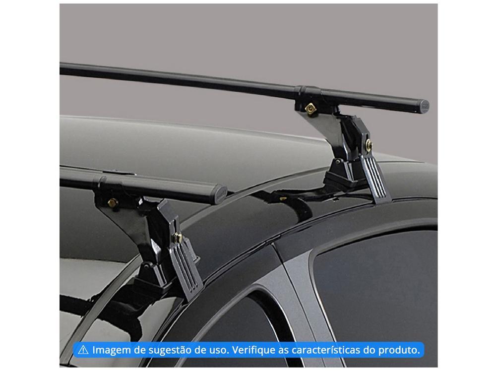 Rack para Carro Pegeot 306 Sedan 1998 até 2001 Eqmax Aço 110cm Preto - 2