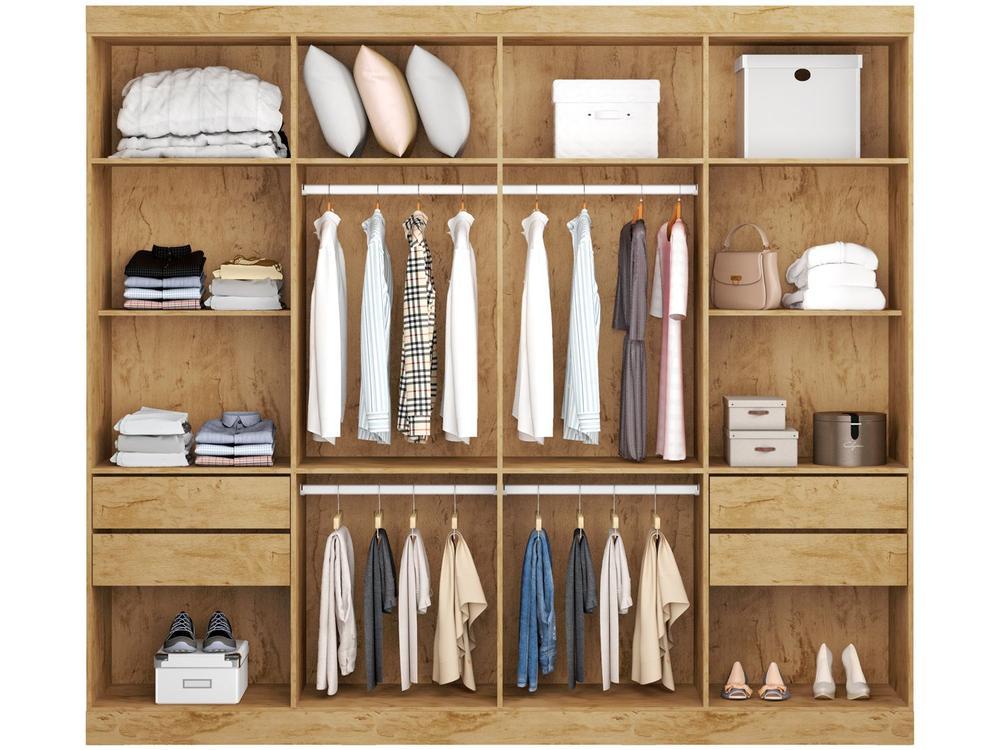 Guarda-roupa Casal 8 Portas 4 Gavetas - 5