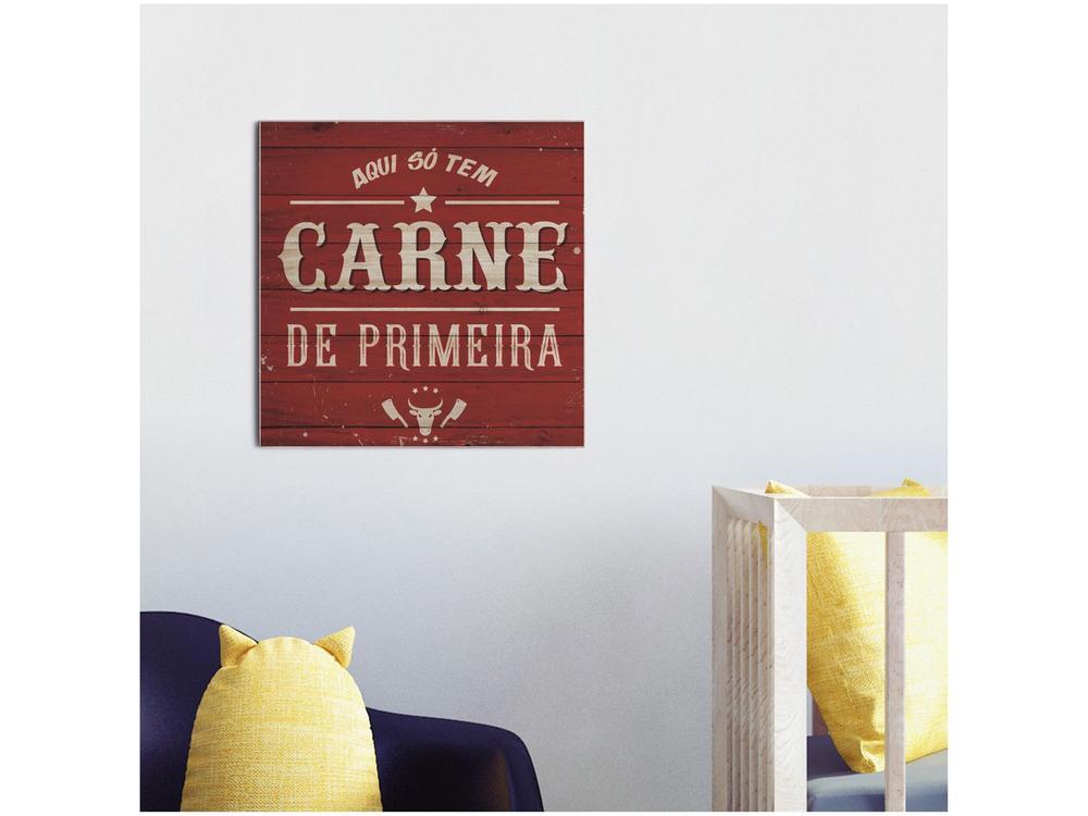 Placa Decorativa MDF Open Bar Carne de Primeira - 2
