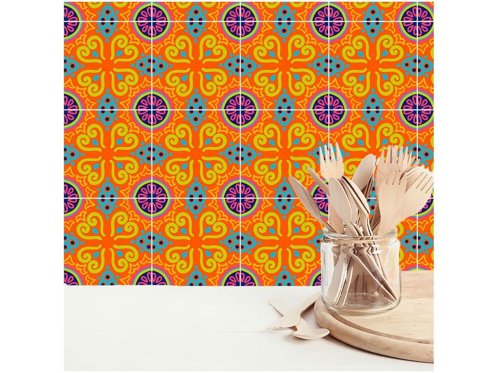 Adesivo de Azulejo Abstrato PVC Adesif N1905776 - 3