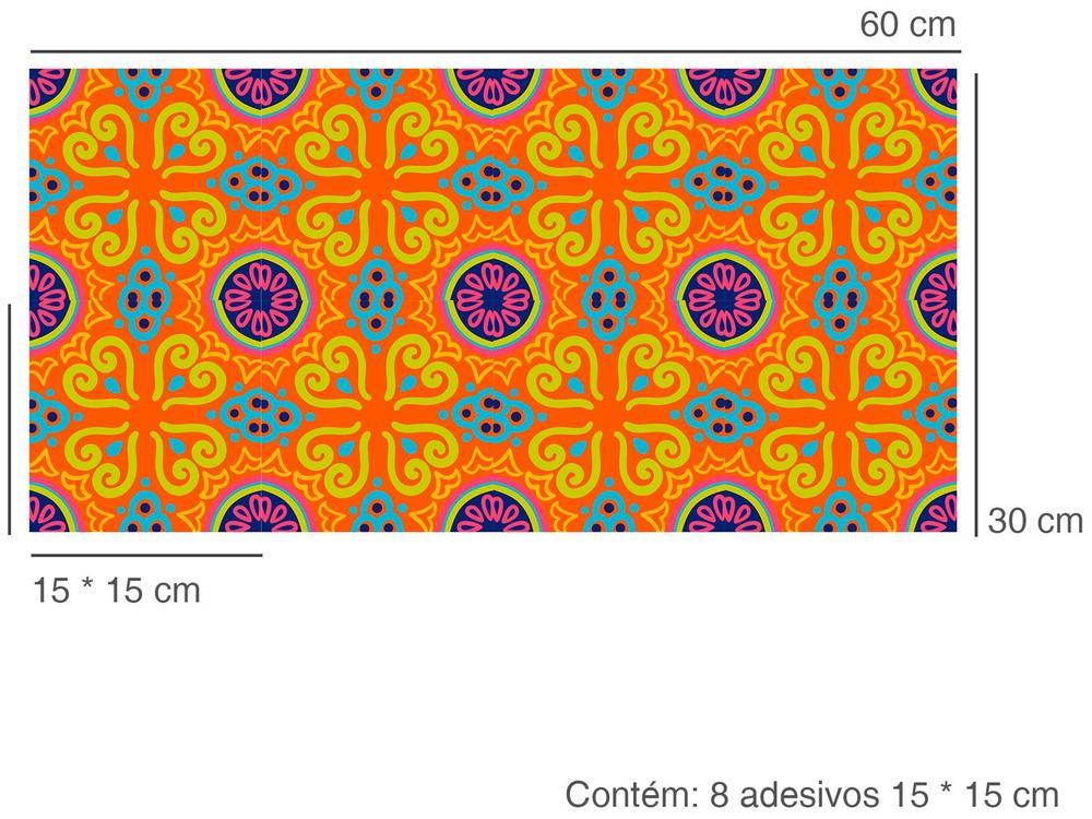 Adesivo de Azulejo Abstrato PVC Adesif N1905776 - 5