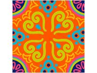 Adesivo de Azulejo Abstrato PVC Adesif N1905776 - 1