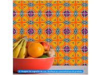 Adesivo de Azulejo Abstrato PVC Adesif N1905776 - 2