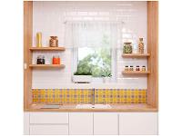 Adesivo de Azulejo Abstrato PVC Adesif N1905776