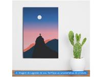 Placa Decorativa MDF Rio Noite 20x29cm  - 2