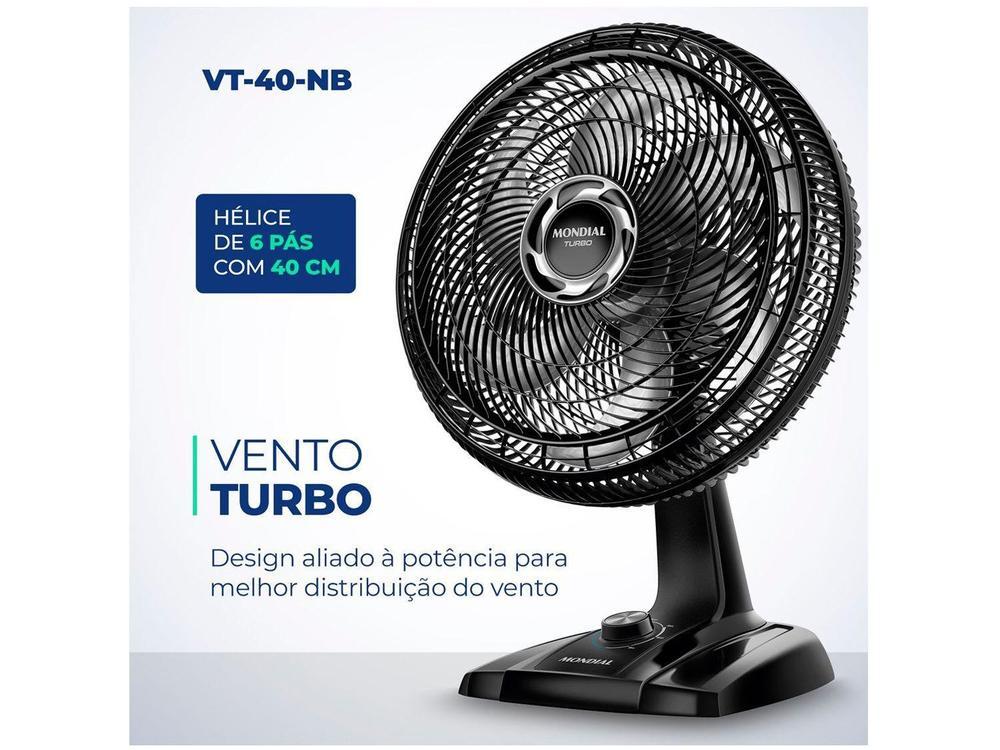 Ventilador de Mesa Mondial Turbo VT-40-NB - 11