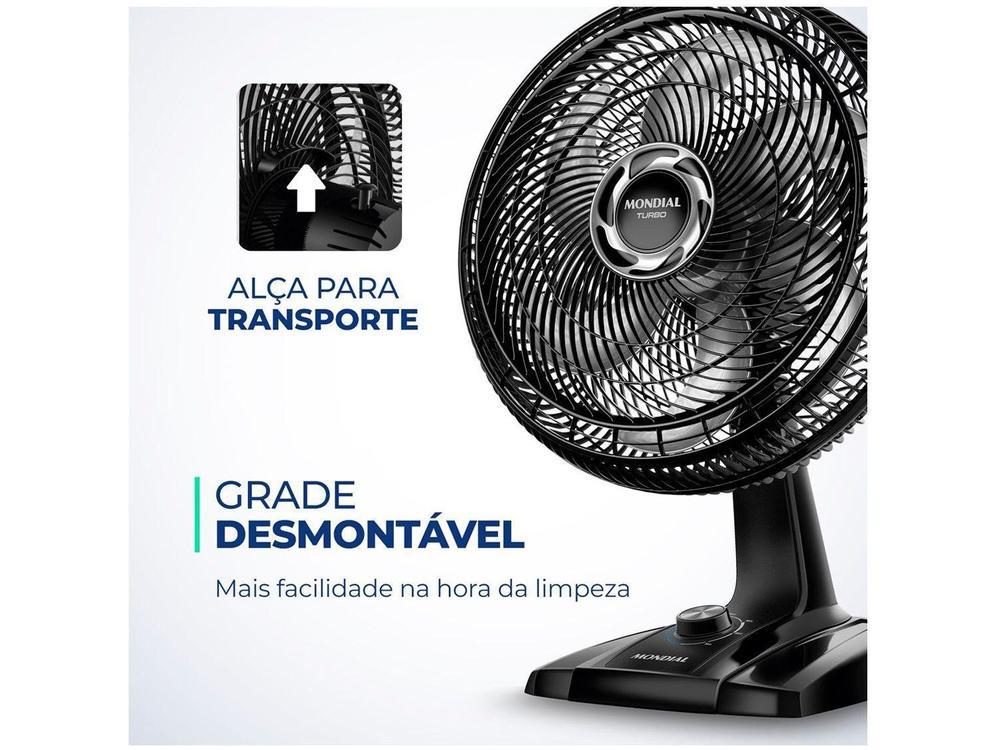 Ventilador de Mesa Mondial Turbo VT-40-NB - 12