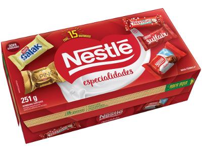 Caixa de Bombom Nestlé Especialidades 251g