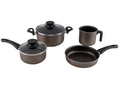 Jogo de Panelas Tramontina Antiaderente de Alumínio Grafite 4 Peças Paris 28599/621
