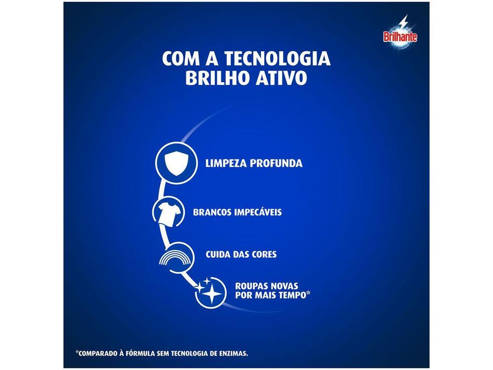 Sabão em Pó Brilhante Limpeza Total 1,6kg - 15