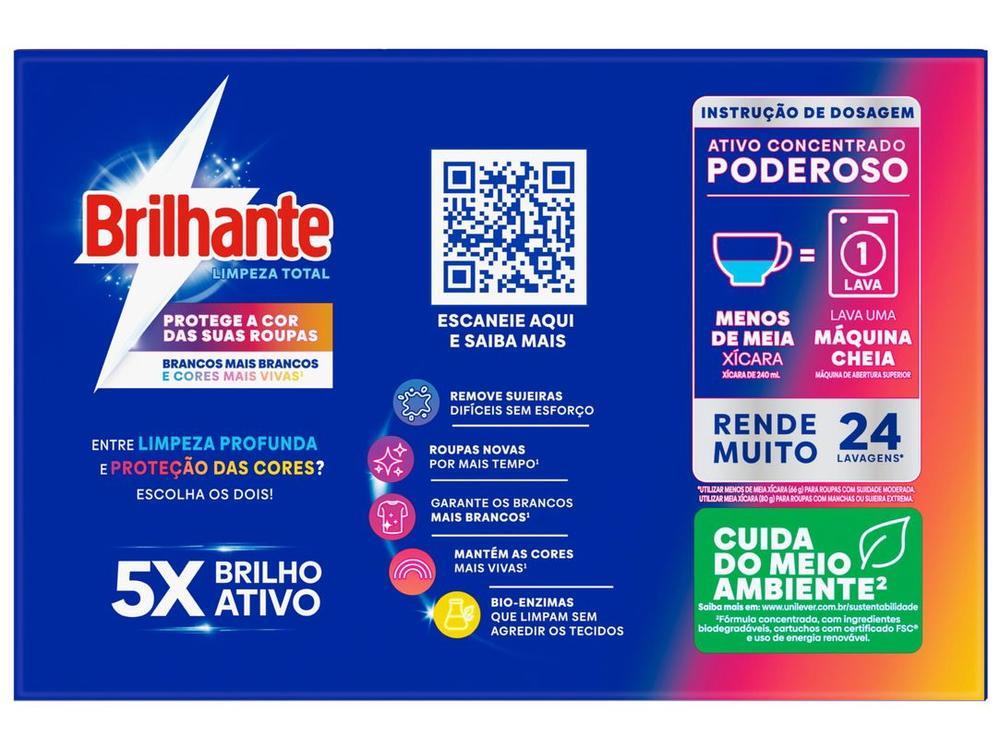 Sabão em Pó Brilhante Limpeza Total 1,6kg - 3