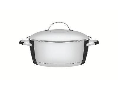 Caçarola Inox com Fundo Triplo 4,2L 24cm Tramontina Allegra 62653240