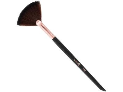 Pincel de Maquiagem Leque Lanossi Rose Black