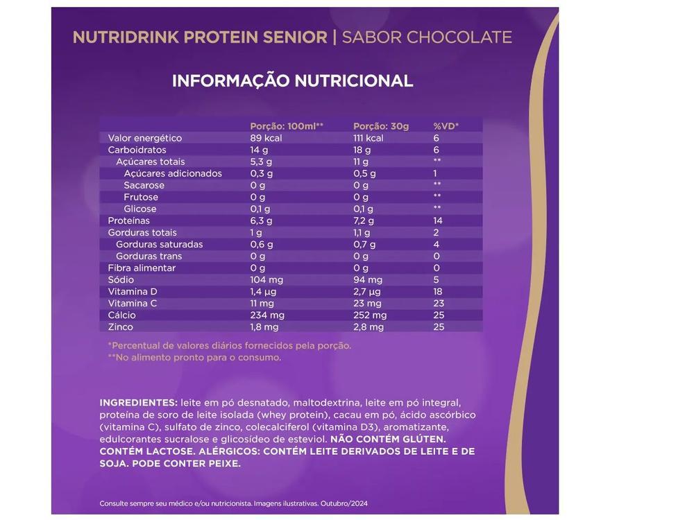 Complemento Alimentar Nutridrink Protein Senior - 3