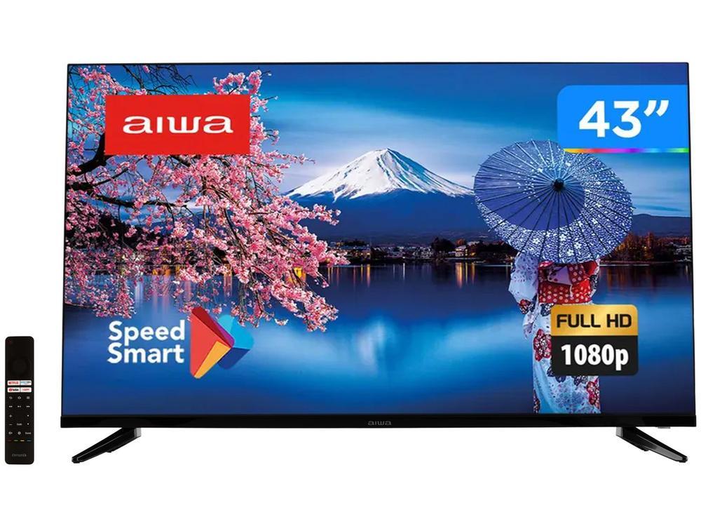 Smart TV 43” Full HD D-LED Aiwa IPS Wi-Fi HDR - 1