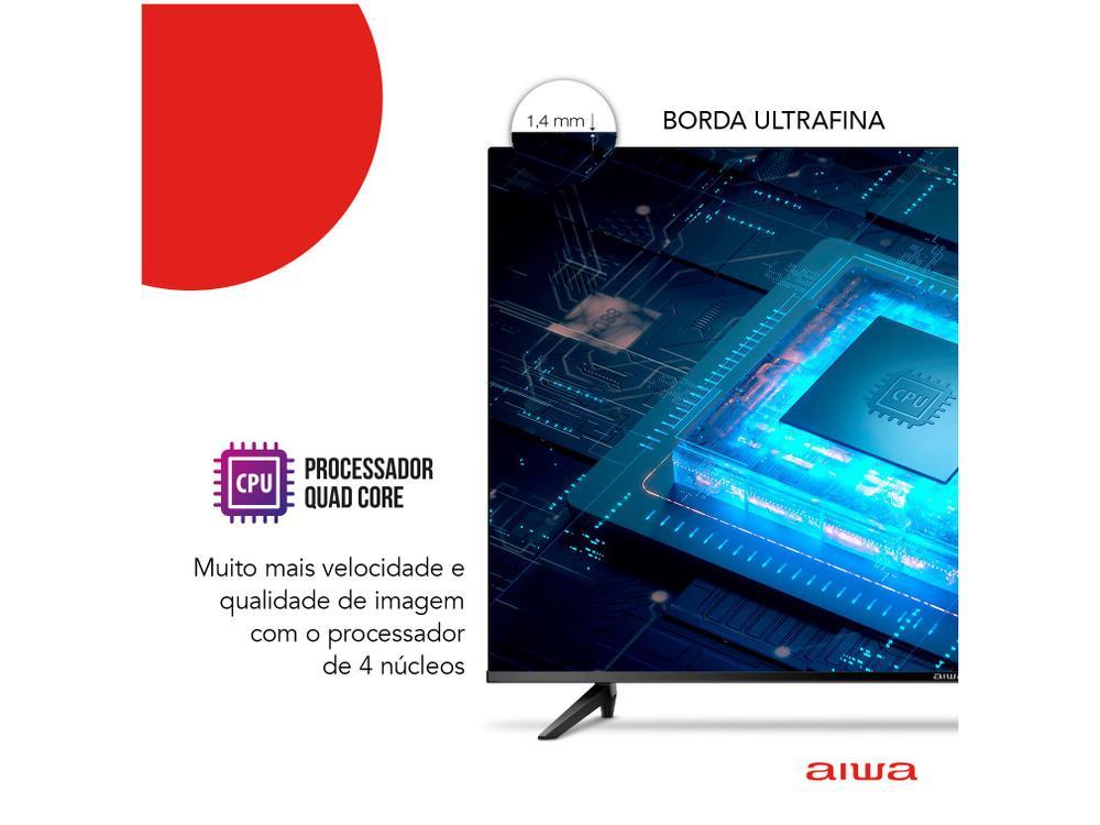 Smart TV 43” Full HD D-LED Aiwa IPS Wi-Fi HDR - 6