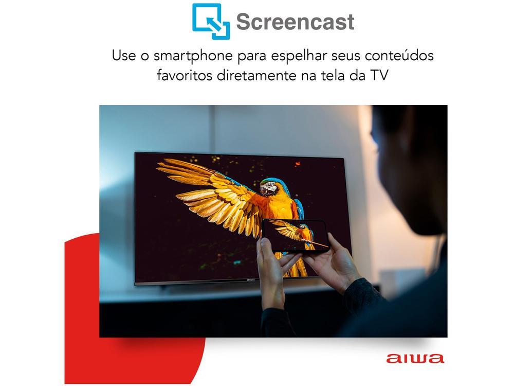 Smart TV 43” Full HD D-LED Aiwa IPS Wi-Fi HDR - 8