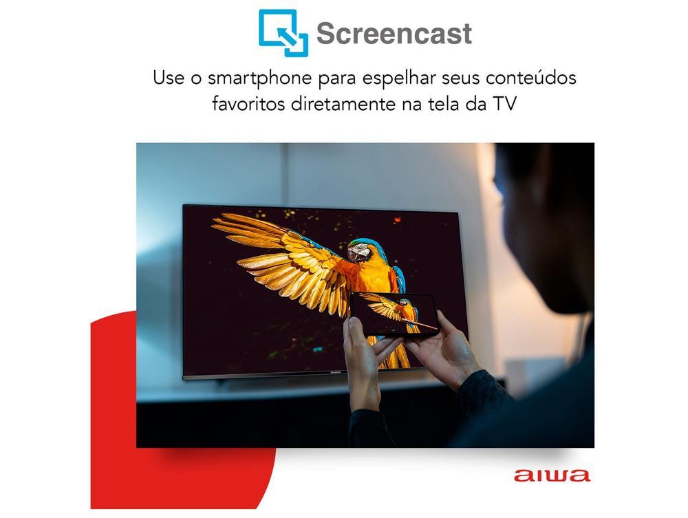 Smart TV 43” Aiwa Full HD D-LED IPS TV-43-BL Linux 2022 - 8