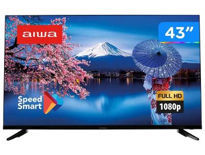Smart TV 43” Full HD D-LED Aiwa IPS Wi-Fi HDR
