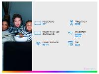 Smart TV 43” Aiwa Full HD D-LED IPS TV-43-BL Linux 2022 - 2