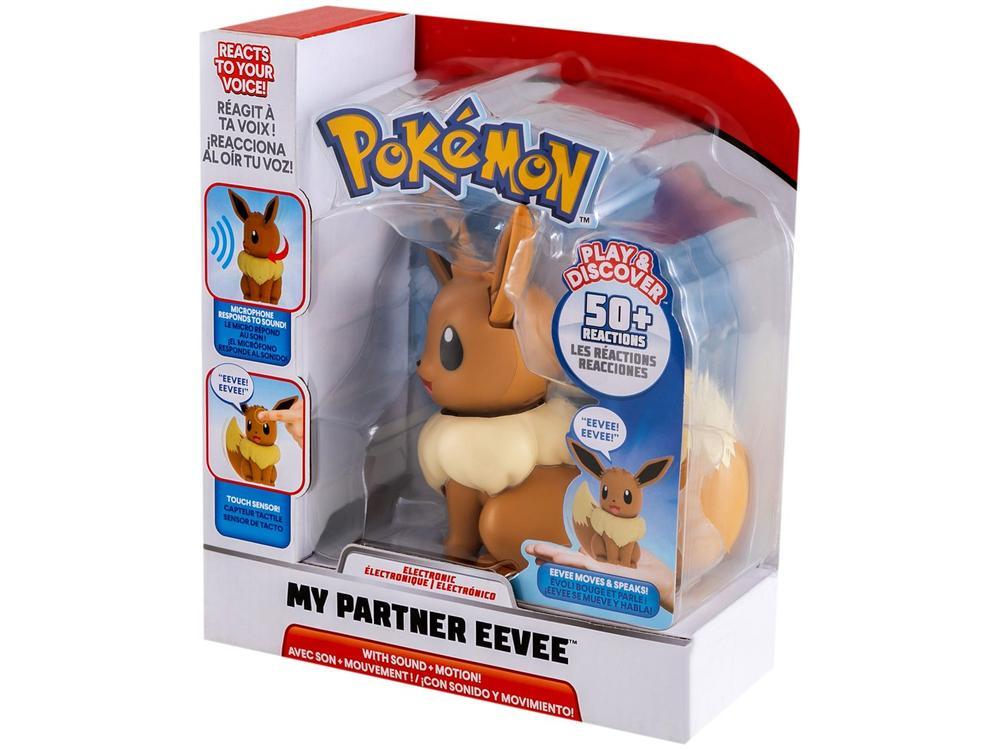 Boneco Pokémon Meu Parceiro Eevee 10cm - 6