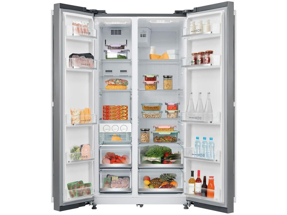 Geladeira/Refrigerador Midea Frost Free Side by Side Capacidade 528L RS5871 - 5