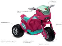 Mini Moto Elétrica Infantil Thunder 2 Marchas  - 3