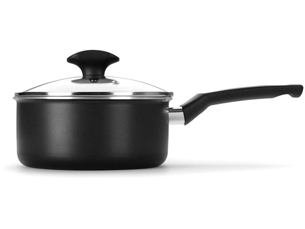 Panela Multiflon Antiaderente de Alumínio Preto - 2