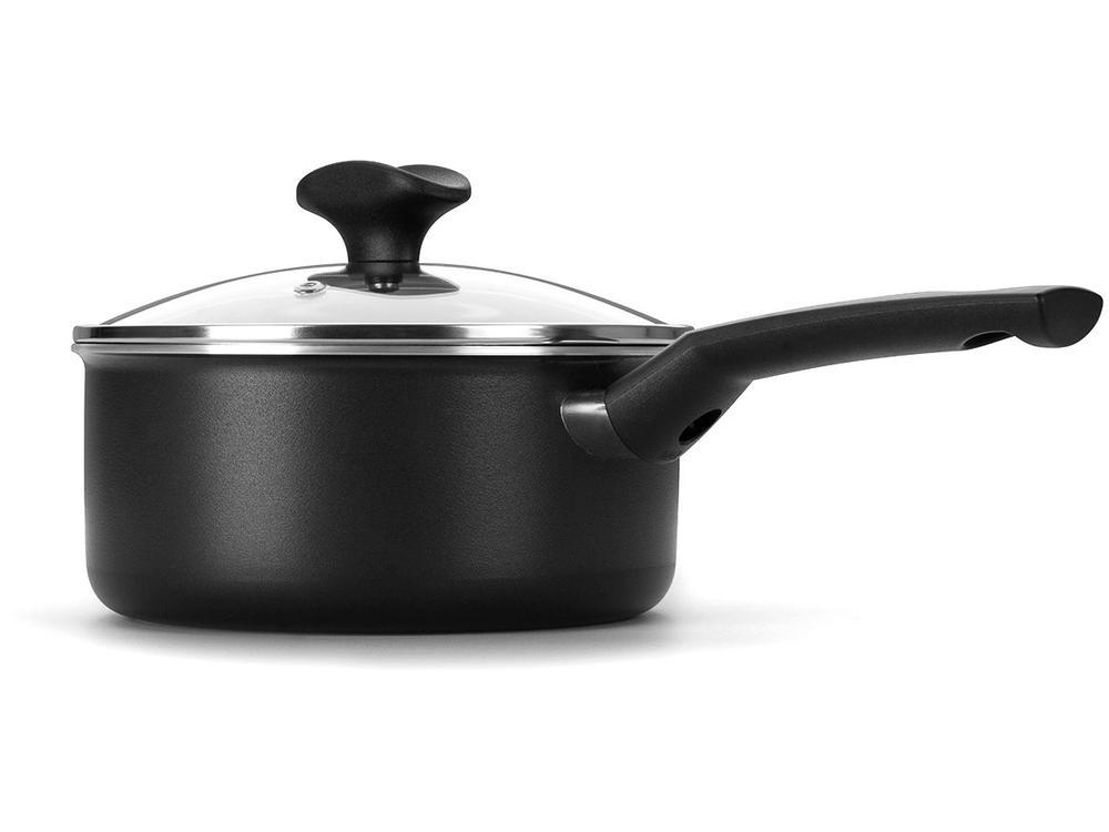 Panela Multiflon Antiaderente de Alumínio Preto - 3