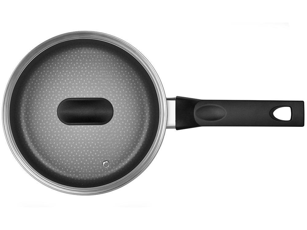 Panela Multiflon Antiaderente de Alumínio Preto - 4