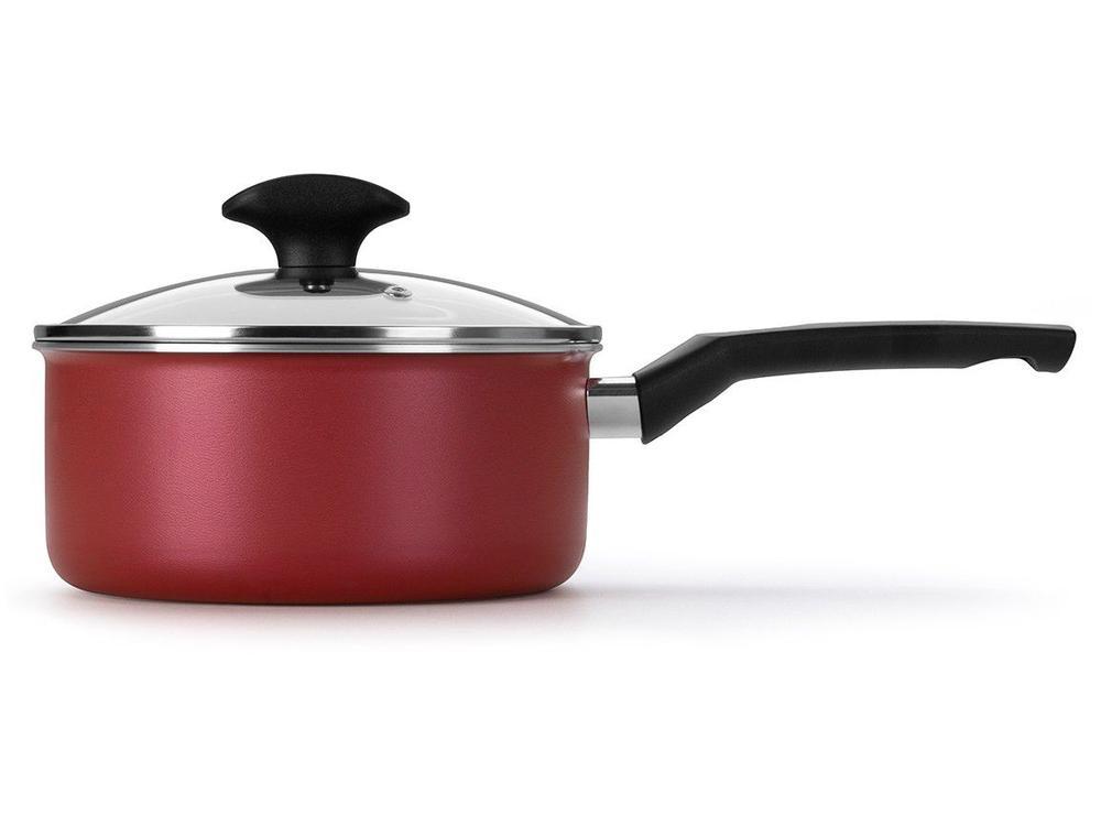 Panela Multiflon Antiaderente de Alumínio Vermelho - 3