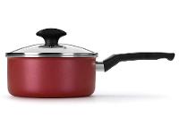 Panela Multiflon Antiaderente de Alumínio Vermelho - 3