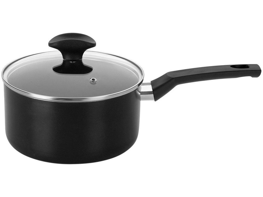 Panela Multiflon Antiaderente Alumínio Preta - 1