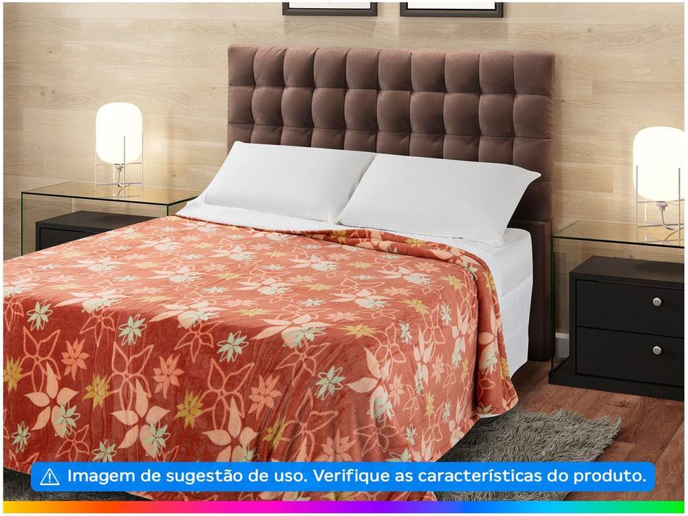 Cobertor Casal Jolitex Poliéster Sherpa Malva - 4