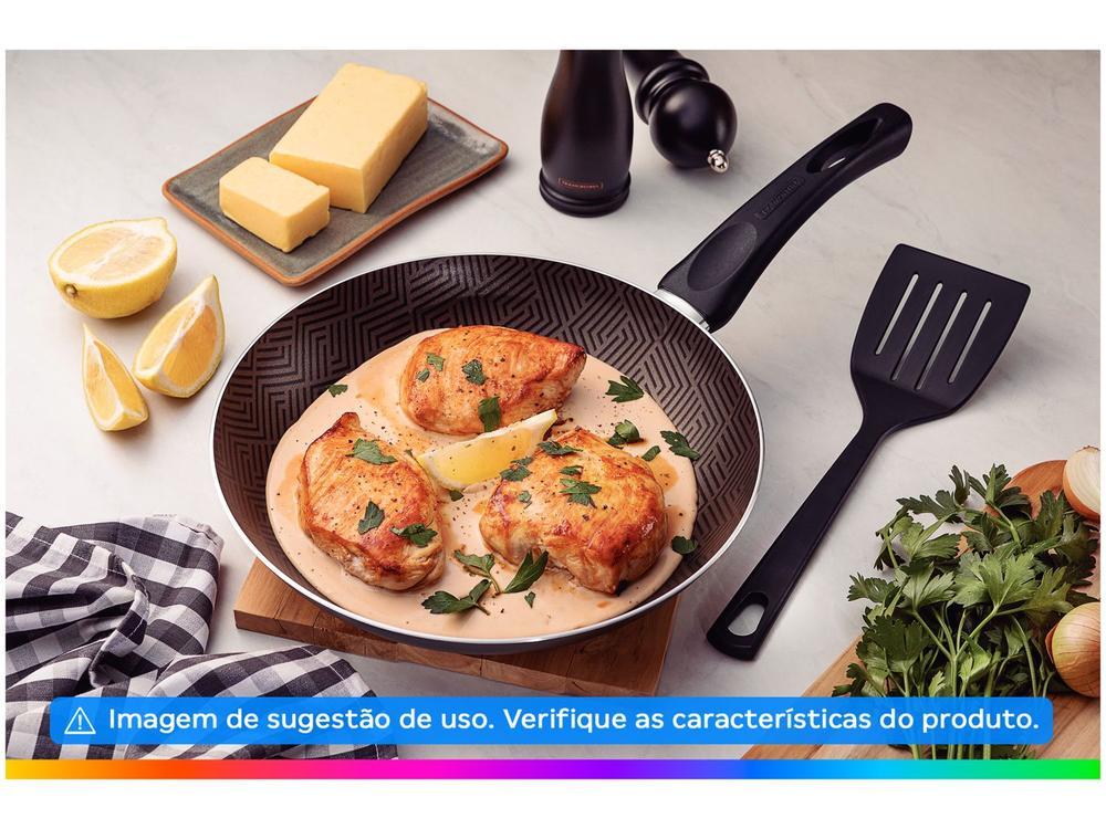 Frigideira Antiaderente Tramontina de Alumínio Paris Chumbo 28cm com Espátula - 2