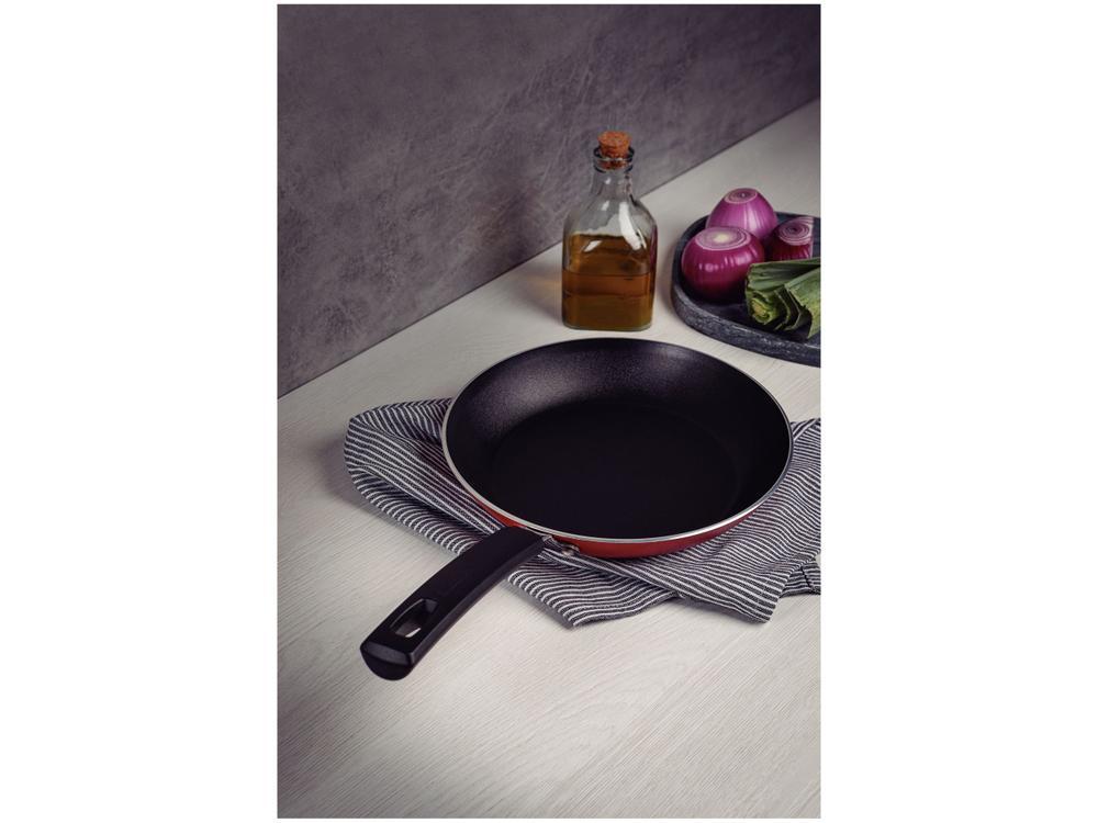 Frigideira Antiaderente de Alumínio Sicília Vermelha 28cm - 2