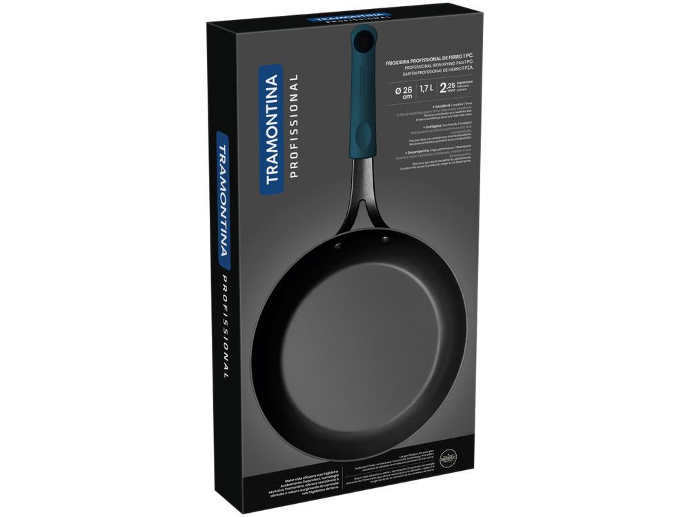 Frigideira Tramontina de Ferro Profissional Preta 26cm - 4