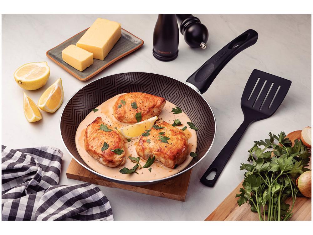 Frigideira Antiaderente Tramontina de Alumínio Paris Chumbo 20cm com Espátula - 2